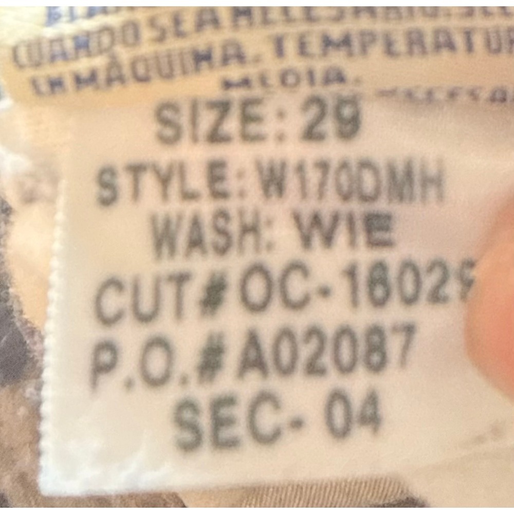 Hudson Bootcut Jeans Womens 29 Blue Flap Pocket Low Rise W170DMH Y2K Festival - Picture 7 of 9